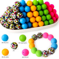 Kit De 20 Piezas De Bolas De Silicona Redondas De 15MM Para Fabricación De Joyería DIY Correas De Llavero Pulseras Collares Accesorios - details 8