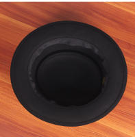 Sombrero Fedora De Lana Wool Para Hombres Y Mujeres Con Cinta Dome Y Pico Plano Sombrero De Panamá Para Iglesia Y Jazz Accesorios De Moda Para Caballeros - details 1