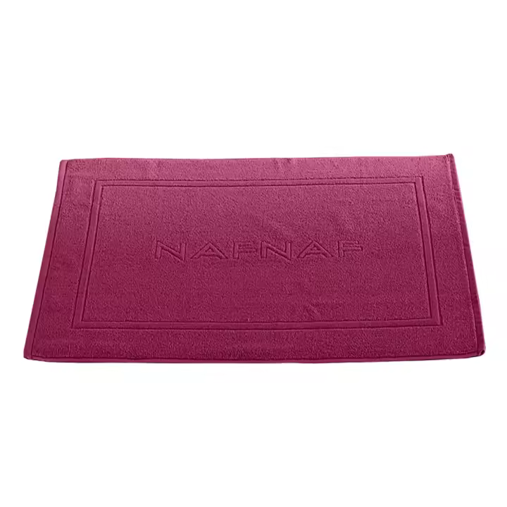 NAF NAF - Alfombra de baño 100% algodón CASUAL  azul mar 50x80 cm - 1