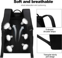 Mochipa para orden portátil, mochara de trabajo para hombre, orden mochila para portátil de 15,6 pulgadas - details 3