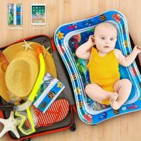 Alfombra De Juego Para Bebé Con Agua Inflable Cojín PVC Tiempo De Panal Para Niños Juguete Educativo De Desarrollo Actividad Tamaño 50cm * 66cm - details 8