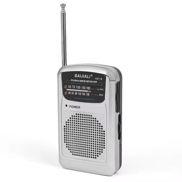 Mini portátil Mini Radio FM Am transistores con excelente señal de bolsillo por Pilas AA (no incluidas) - 1