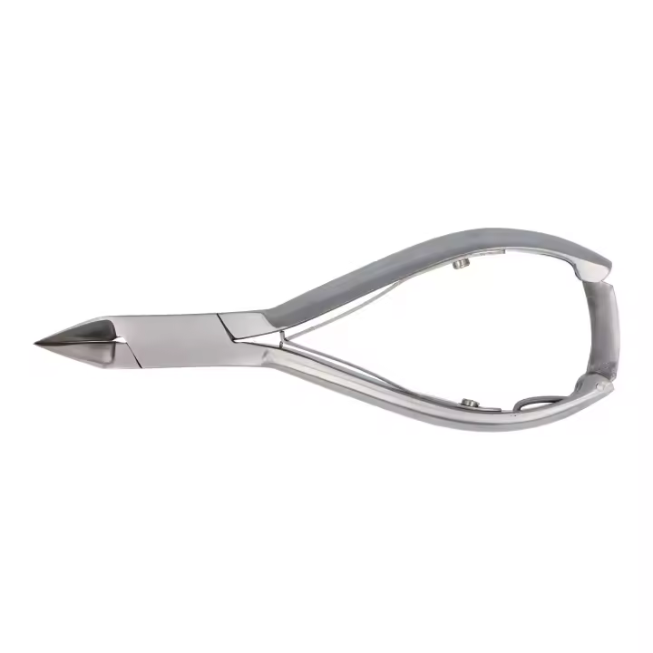ALICATE PEDICURA RECTA DOBLE MUELLE 14CM. (marca: Pollié) - 1