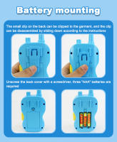 Juguetes De Peppa Pig Walkie-Talkie Simulados Figura Anime Para Niños Educación Temprana Juego De Casa Intercomunicador Juguetes Educativos Para Bebés Y Niños Pequeños - details 4