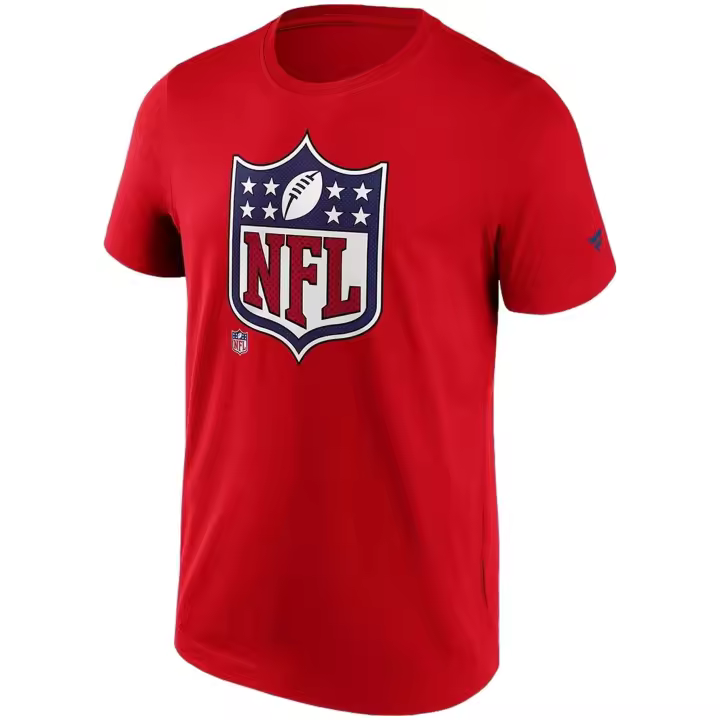 Camiseta de Manga Corta Nfl Pop Art para hombre en color rojo - 1