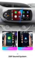 Junsun Radio Coche para Toyota Yaris 2012 2013 20014 2015 2016 2017 Inalámbrico CarPlay Android Auto AI Voice 2 din Pantalla Coche Android Auto Multimedia Navegación GPS Auto radio - details 8