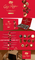 NESTLÉ CAJA ROJA Bombones de Chocolate con Leche Surtidos - Estuche de 398g  Variedad de Sabores, Perfectos para Compartir y Regalar - Pack de 4 Unidades - details 0