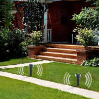 Repellente De Ultrasónicos Solares Para Rata Y Serpiente Alta Potencia Con Batería Y Carga Solar Repelente De Insectos Y Ratones - details 13
