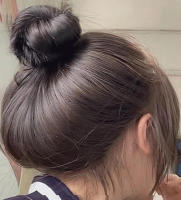 Bola De Enredado De Fibra Sintética Anillo De Pelo Natural Volumen Bajo Donut De Pelo Synthético Para Pelucas Tipo De Material: Fibra Resistente Al Calor - details 2