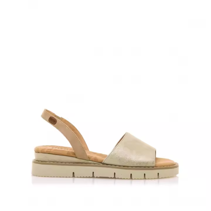 Sandalias planas de Mujer CHEIW 53282 C58032 AVARCA CUÑA CHAMPAGNE 35783 25V - 1