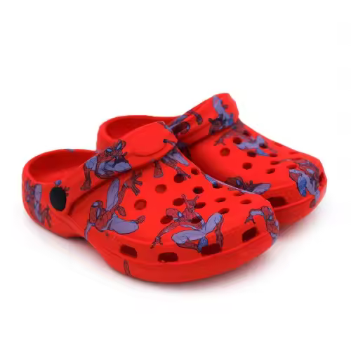 Zueco de playa SPIDERMAN 6398 en rojo. Producto Oficial - 1