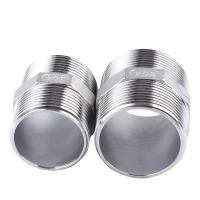 Conector De Tubo Reductor De Hombre Doble En Acero Inoxidable 304 1/2" Para Juntas De Tubería BSPT Mecánicas Dn10 Dn15 Dn25 - details 0
