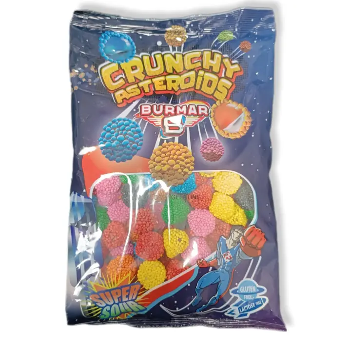 Asteroides Crunchy Colores Surtidos Ácidos Sin Gluten Y Sin Lactosa | Formato Bolsa 1KG - 1
