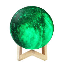 Lámpara De Noche LED 3D Recargable Luces De Luna Creativas Con Interruptor Táctil Para Decoración De Dormitorio Regalos Para Cumpleaños Venta Caliente - details 17
