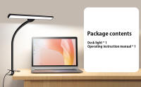 Lámpara De Escritorio LED Ajustable 10W 40CM Con Protección Ocular Luz Clampable 3 Temperaturas De Color Y 10 Niveles De Brillo - details 2