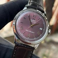 automático hombre Orient Bambino Burgundy Red Wine   RA-AC0026R 40,5mm 30m - details 4