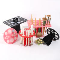 Organizador De Maquillaje RANCAI En Acrílico Con Soporte Para Pinceles De 14/26/28 Agujeros Herramienta De Secado Para Pinceles Accesorios De Cosméticos - details 13
