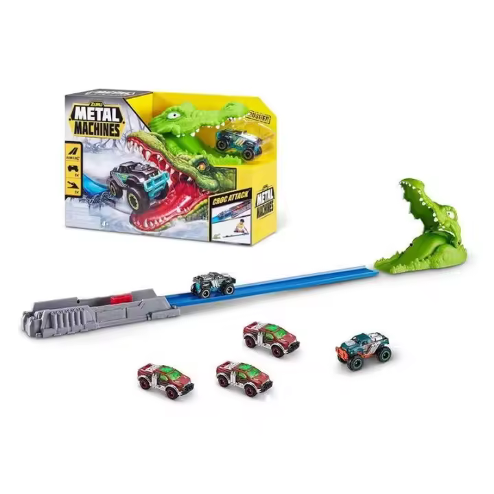 Pista Ataque cocodrilo Metal Machines 6718 ZURU - 1