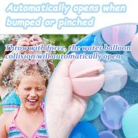 Bolas De Agua Reutilizables Juguete Rápido De Llenado Auto Sellado Para Juegos De Verano Actividades Al Aire Libre Para Niños Y Adultos - details 0