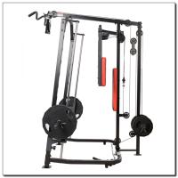 HMS PRO SMITH MACHINE CON POLEA ALTA Y BAJA Y BANCO AJUSTABLE ATLAS 1 - details 0