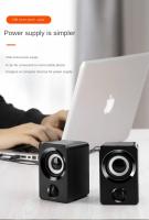 Mini Altavoz De Computadora USB Con Cable Estéreo Surround Portátil Para PC Escritorio Laptop Uso Doméstico Conexión AUX Y USB - details 0