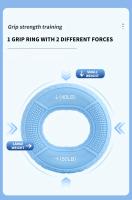Anillo De Agarre Para Manos Con Expansor De Carpo De Silicona Para Entrenamiento De Fuerza Aumento De Poder Muscular Y Construcción Del Cuerpo 20-80LB - details 1
