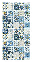 J.S ONDO Toalla de baño , Toalla de Playa, ESTAMPADO DE MANDALAS Mosaicos Toalla Microfibra Prevención de Arena, Toallas de Playa Ligera y de Secado Rápido, Aplicable a Playa, Viajes, Sauna, Gimnasio 90*170cm - details 2
