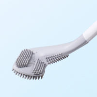 Juego De Cepillos De Inodoro De Silicona VAKIND Limpieza Profunda Sin Esquinas Muertas Cepillo De Baño Ecológico Con Mango Largo Forma De Golf - details 2