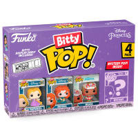 Funko Pack  4 Bitty Pop  Bittys Funko  Pop  Disney Princesas Princess  Merida Brave Bella Ariel Pocahontas Moana Aurora Bella Durmiente Mulan Blancanieves  Funko Pop - details 2