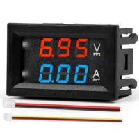 Voltímetro Digital DC0-100V 10A 50A 100A Con Pantalla LED Para Coches Motos Y Electromóviles Medidor De Voltaje Y Corriente - details 10