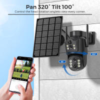 Cámara De Seguridad Exterior Imou 8MP Dual Lens PTZ Con Pantalla Solar PIR Detecta Humanos CCTV Vigilancia WiFi IP Para IOS Y Android - details 6