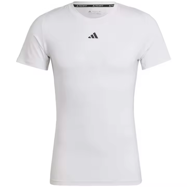 Camiseta de Manga Corta Adidas Techfit Training para hombre en color blanco - 1