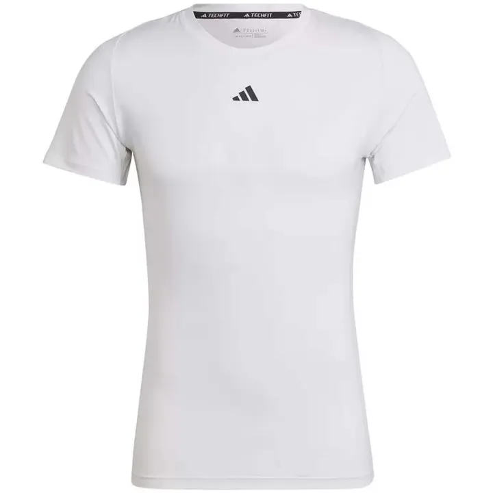 Camiseta de Manga Corta Adidas Techfit Training para hombre en color blanco - 1