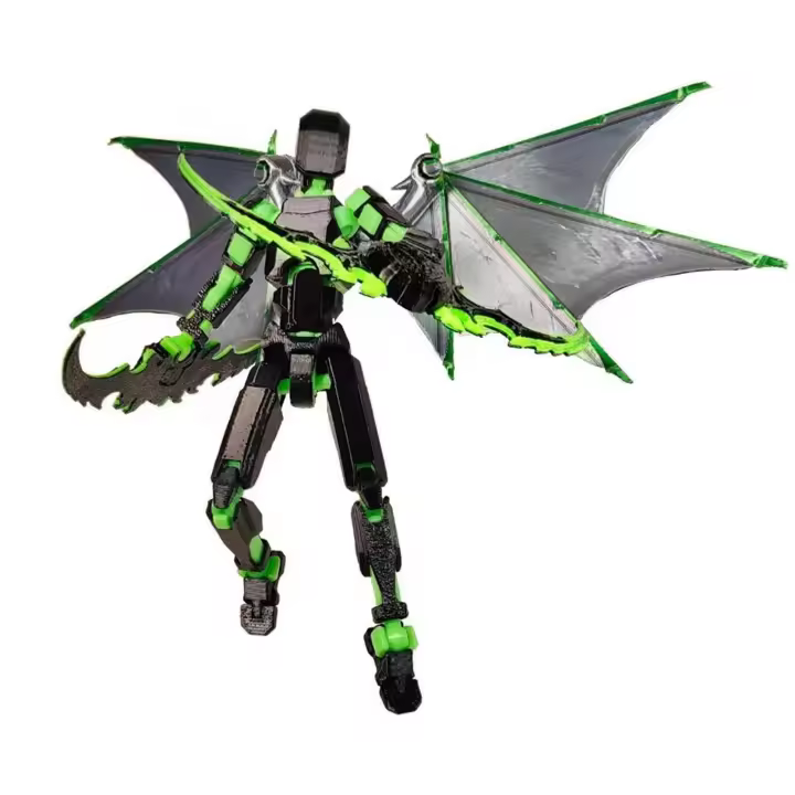 Juguete DIY De Decompresión Titan13 Figura De Acción Móvil De Rodillos Robot 3D Impresión Set De 13 Elementos Conjunto De Dummies - 1