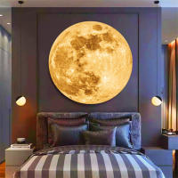 Lámpara De Noche Proyectora De Luna Y Planetas Recargable Iluminación Estelar Para Decoración De Habitación Infantil Luz LED Atmosférica - details 8