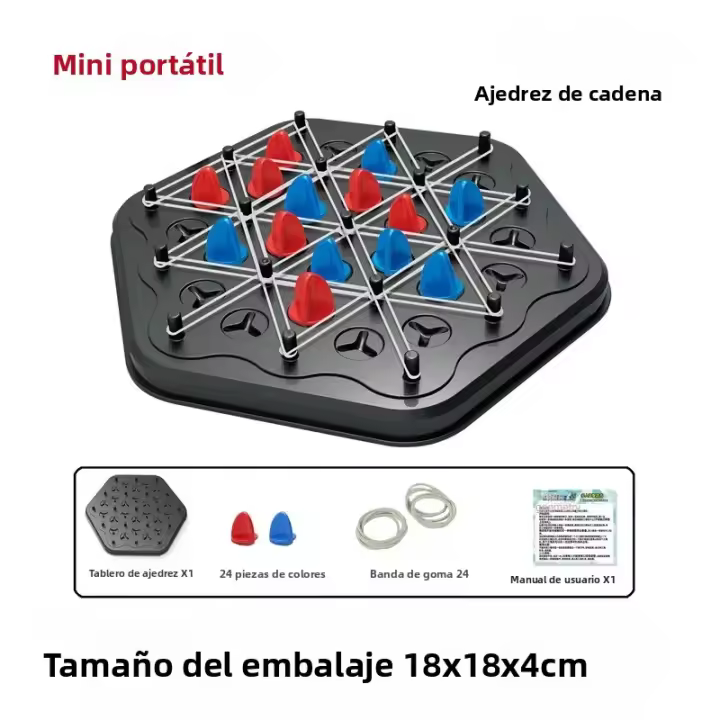 Nuevo Juego De Mesa De Geometría Con Cadena Triangular Juguetes De Entrenamiento Y Pensamiento Regalo Para Familia Y Amigos - 1