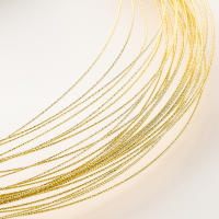 Hilo De Cobre Para Joyería 2M 14K/18K Gold Color Plated Brass Para Embossing DIY Material De Joyería Hecho a Mano - details 3