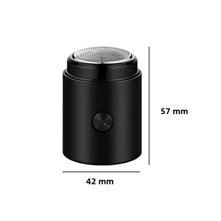 Afeitadora Eléctrica Mini Para Viajes Afeitadora De Barba Portátil Para Hombres Razor De Viaje Tamaño Compacto Afeitadora Eléctrica Portátil - 1