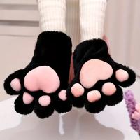 Guantes De Peluche Anime Cosplay Paws Para Adultos Y Niños Mitones De Mano De Animal Invierno Accesorios Para Fiestas De Disfraz - details 3
