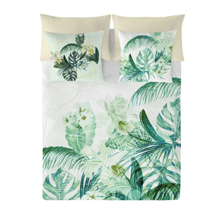 FUNDA NÓRDICA 100% ALGODÓN TOSCANA TROPICAL COSTURA FABRICADO EN ESPAÑA - 1