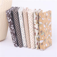 7Pcs Tela De Algodón Con Estampado Floral Colorido Para Bricolaje Y Costura Tela Para Manta Y Patchwork Material Para Manualidades Hechas a Mano - details 14