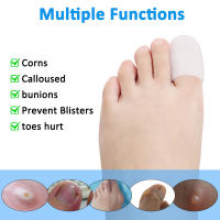 Pexmen 2/4Pcs Gel Capas Para Dedo Grande Prevenção De Callos Y Ampollas Protector De Dolor De Uñas Encarnadas Alivio Del Dolor De Pies - details 1