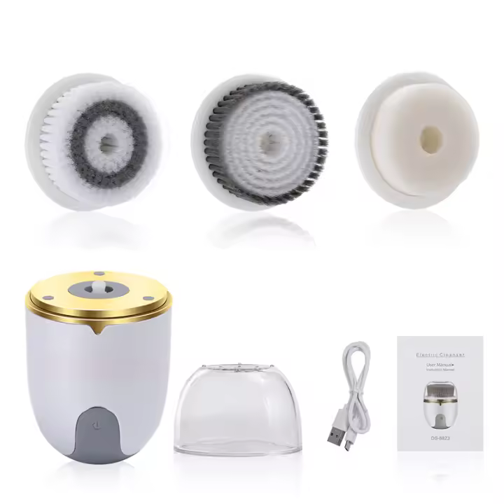 Cepillo De Limpieza Facial Ultrasonido Hello Face Máquina Automática De Limpieza Profunda Con Rotación 360 Recargable IPX-5 - 1