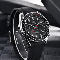 Reloj De Pulsera De Cuarzo Para Hombre BENYAR Lujo Nueva Marca 50M Impermeable Correa De Acero Inoxidable Cronógrafo Casual Para Hombres - details 16