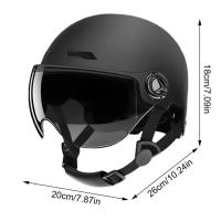 Casco De Motocicleta Retro Clásico Para Hombres Y Mujeres Ultraligero Medio Casco Ciclismo MTB Bicicleta Bicicleta De Carril - details 1