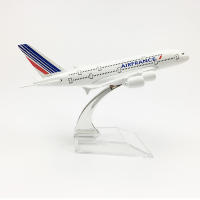 Modelo De Avión Air France Airbus A380 JASON TUTU 16cm Metal Diecast Escala 1/400 Sin Batería Para Mayores De 14 Años - details 3