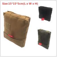 Bolsa De Primeros Auxilios Táctica Con Malla MOLLE Para Cinturón Y Chaleco Táctico Resistente Y Ligera Bolsa De Medicina IFAK De Tamaño 15*15*5cm Para Deportes Al Aire Libre Caza Y Táctica - details 0