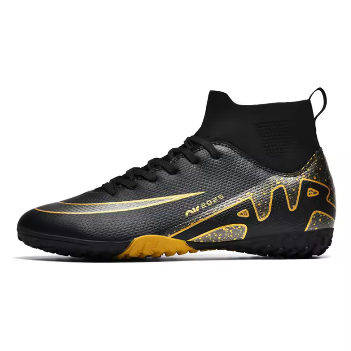 Zapatos De Fútbol Para Hombres Antideslizantes Para Césped Y Entrenamiento Deportivo Para Niños Calzado Deportivo Transpirable De PU Con Suela De Goma Ajuste True to Size - 1