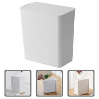 Bandeja De Comedor Oficina Papelera Mini De Plástico Para Encimera Estilo Rústico Contenedor De Basura Para Cocina Y Baño - details 5
