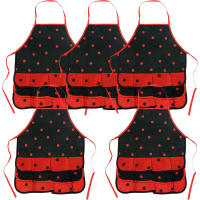 Netdam Pack 5 Delantales Sevillanas Flamencos Lunares, Tamaño de niña-Edad aproximada 6-13 años. - details 1